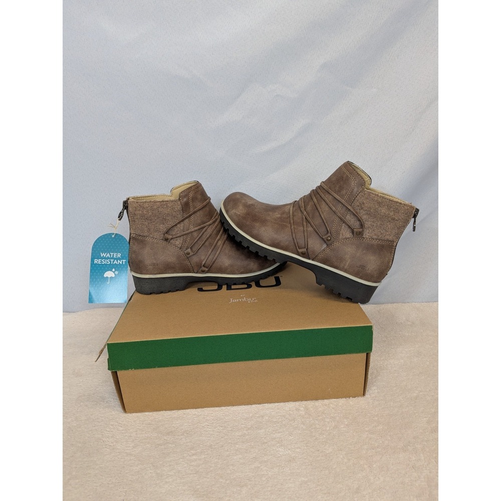 JBU Jambu Aberdeen Tobacco Brown Ankle Boots Women's 7.5 Gorpcore Water Resistan